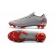 Nike Mercurial Vapor 12 Elite FG Crampons de Foot - Gris Rouge