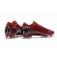 Nike Chaussure Mercurial Vapor 12 Elite FG Homme Rouge Noir