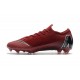 Nike Chaussure Mercurial Vapor 12 Elite FG Homme Rouge Noir