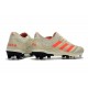 adidas Copa 19.1 FG Crampon de Football Homme - Blanc Orange