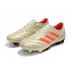 adidas Copa 19.1 FG Crampon de Football Homme - Blanc Orange