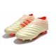 Chaussures Nouveaux adidas Copa 19+ FG Blanc Rouge