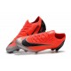 Nike Chaussure Mercurial Vapor 12 Elite FG Ronaldo Rouge Noir