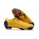 Crampon Nouveau Nike Mercurial Vapor XII Elite FG ACC Jaune Bleu