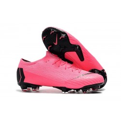 Chaussures Nouvelles Nike Mercurial Vapor XII Elite FG - Rose Noir