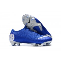 Nike Mercurial Vapor XII Elite FG Crampons de Football - Bleu Argent