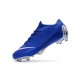 Nike Mercurial Vapor XII Elite FG Crampons de Football - Bleu Argent