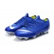 Nike Mercurial Vapor XII Elite FG Crampons de Football - Bleu Argent