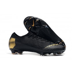 Chaussures Nouvelles Nike Mercurial Vapor XII Elite FG - Noir Or