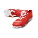 Nike Mercurial Vapor XII Elite FG Crampons de Football - Rouge Blanc