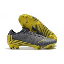 Chaussures Nouvelles Nike Mercurial Vapor XII Elite FG - Gris Noir Or