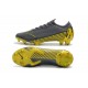 Chaussures Nouvelles Nike Mercurial Vapor XII Elite FG - Gris Noir Or