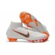Chaussures de Foot Nike Mercurial Superfly VI FG Homme - Blanc Orange Noir