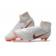 Chaussures de Foot Nike Mercurial Superfly VI FG Homme - Blanc Orange Noir