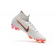 Chaussures de Foot Nike Mercurial Superfly VI FG Homme - Blanc Orange Noir