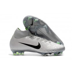 Chaussures de Foot Nike Mercurial Superfly VI FG Homme - Gris Noir