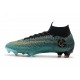 Chaussures Ronaldo Nike Mercurial Superfly VI CR7 FG - Vert Or