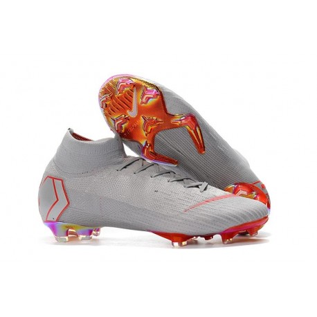 Nike Nouvelles Crampons Mercurial Superfly VI FG - Gris Orange