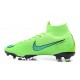 Nike Nouvelles Crampons Mercurial Superfly VI FG - Vert