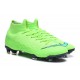 Nike Nouvelles Crampons Mercurial Superfly VI FG - Vert