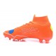 Nike Nouvelles Crampons Mercurial Superfly VI FG - Orange Blanc