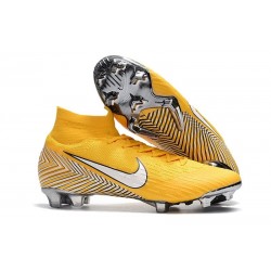 Nike Nouvelles Crampons Mercurial Superfly VI FG - Neymar Jaune