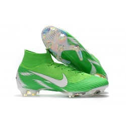 Nike Nouvelles Crampons Mercurial Superfly VI FG - Vert Blanc