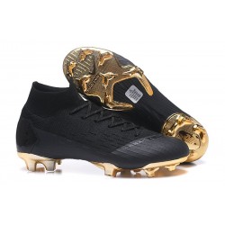 Nike Nouvelles Crampons Mercurial Superfly VI FG - Noir Or