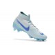 Nike Mercurial Superfly VI 360 FG Chaussure Football - Bleu Gris