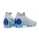 Nike Mercurial Superfly VI 360 FG Chaussure Football - Bleu Gris