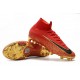 Nike Mercurial Superfly VI 360 FG Chaussure Football - Rouge Or Noir