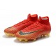 Nike Mercurial Superfly VI 360 FG Chaussure Football - Rouge Or Noir