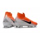 Crampon de Football Nike Mercurial Superfly 6 Elite FG - Orange Blanc