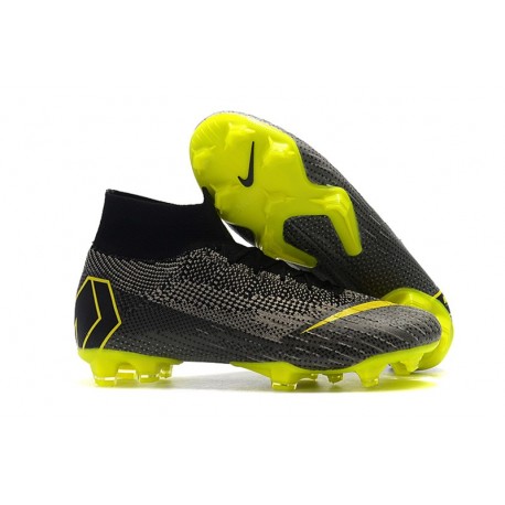 Crampon de Football Nike Mercurial Superfly 6 Elite FG - Noir Jaune