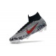 Chaussures Nike Superfly 6 Elite FG pour Neymar - Noir Blanc Rouge