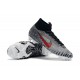Chaussures Nike Superfly 6 Elite FG pour Neymar - Noir Blanc Rouge