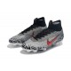 Chaussures Nike Superfly 6 Elite FG pour Neymar - Noir Blanc Rouge