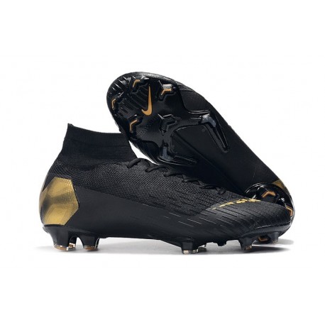 Chaussures Nike Superfly 6 Elite FG pour Homme - Noir Or
