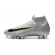 Chaussures Nike Superfly 6 Elite FG pour Homme - Argent Noir