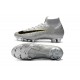 Chaussures Nike Superfly 6 Elite FG pour Homme - Argent Noir