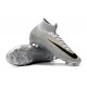 Chaussures Nike Superfly 6 Elite FG pour Homme - Argent Noir