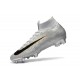 Chaussures Nike Superfly 6 Elite FG pour Homme - Argent Noir