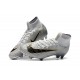 Chaussures Nike Superfly 6 Elite FG pour Homme - Argent Noir