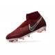 Chaussures de Football Nike Phantom Vision Elite DF FG Rouge Argent