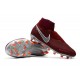 Chaussures de Football Nike Phantom Vision Elite DF FG Rouge Argent