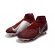 Chaussures de Football Nike Phantom Vision Elite DF FG Rouge Argent