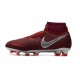 Chaussures de Football Nike Phantom Vision Elite DF FG Rouge Argent