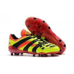 Chaussures de Football adidas Predator Accelerator FG - Jaune Rouge Noir