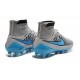 Crampon de Football Nouvelles 2015 Nike Magista Obra FG Gris Bleu Turquoise