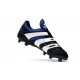 Chaussures de Football adidas Predator Accelerator FG - Noir Blanc Bleu